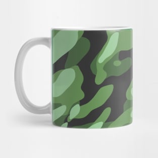 Dark sea green Camouflage Mug